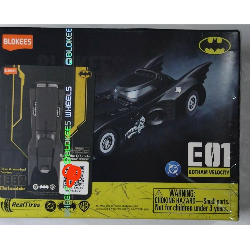 Bloks Blokis Batmobile 1992 Animated Series Batman Wheels 01