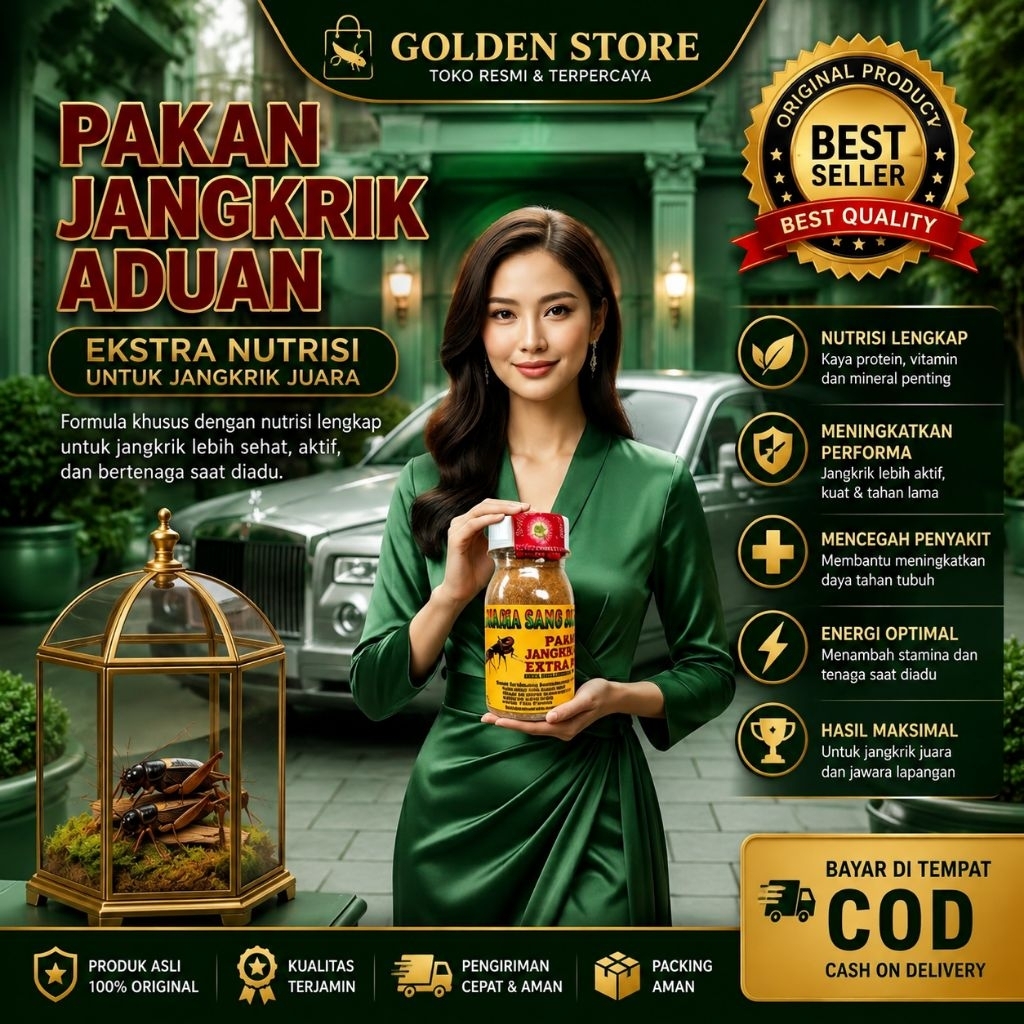 Sadek Jangkrik Aduan Pakan Jangkrik Aduan Menjadikan Lebih Kuat Gesit Agresif Dan Garang 50gr