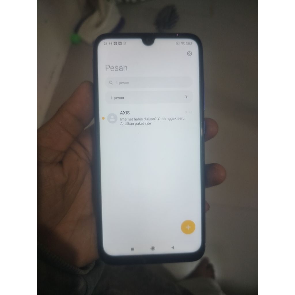 lcd + frame ori copotan redmi note 7