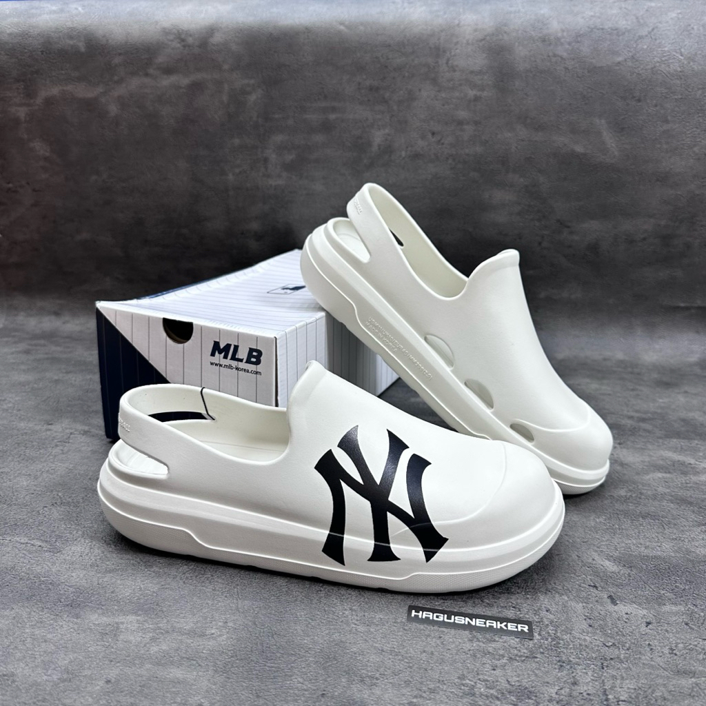 MLB CHUNKY BOUNCER CLOG SANDAL white  - 100% ORIGINAL