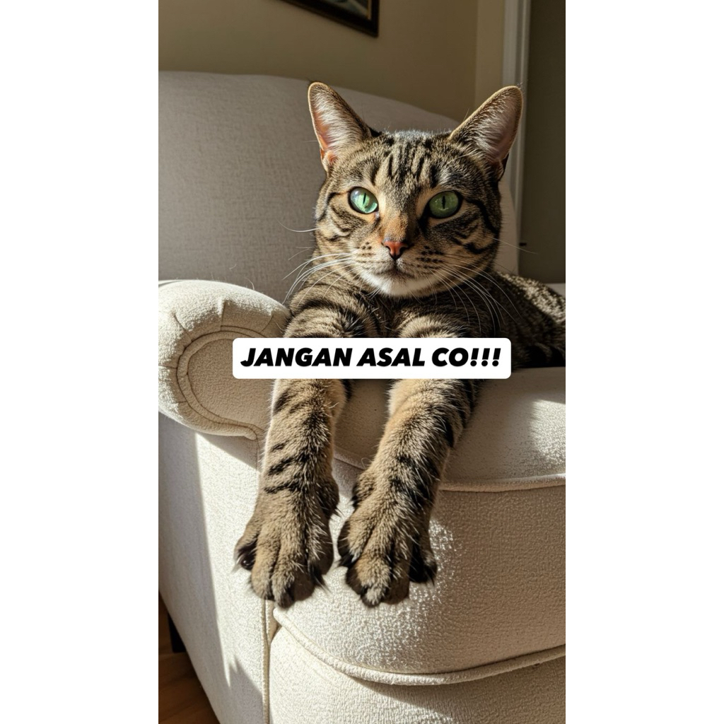 BAJU KAOS GAMBAR KUCING