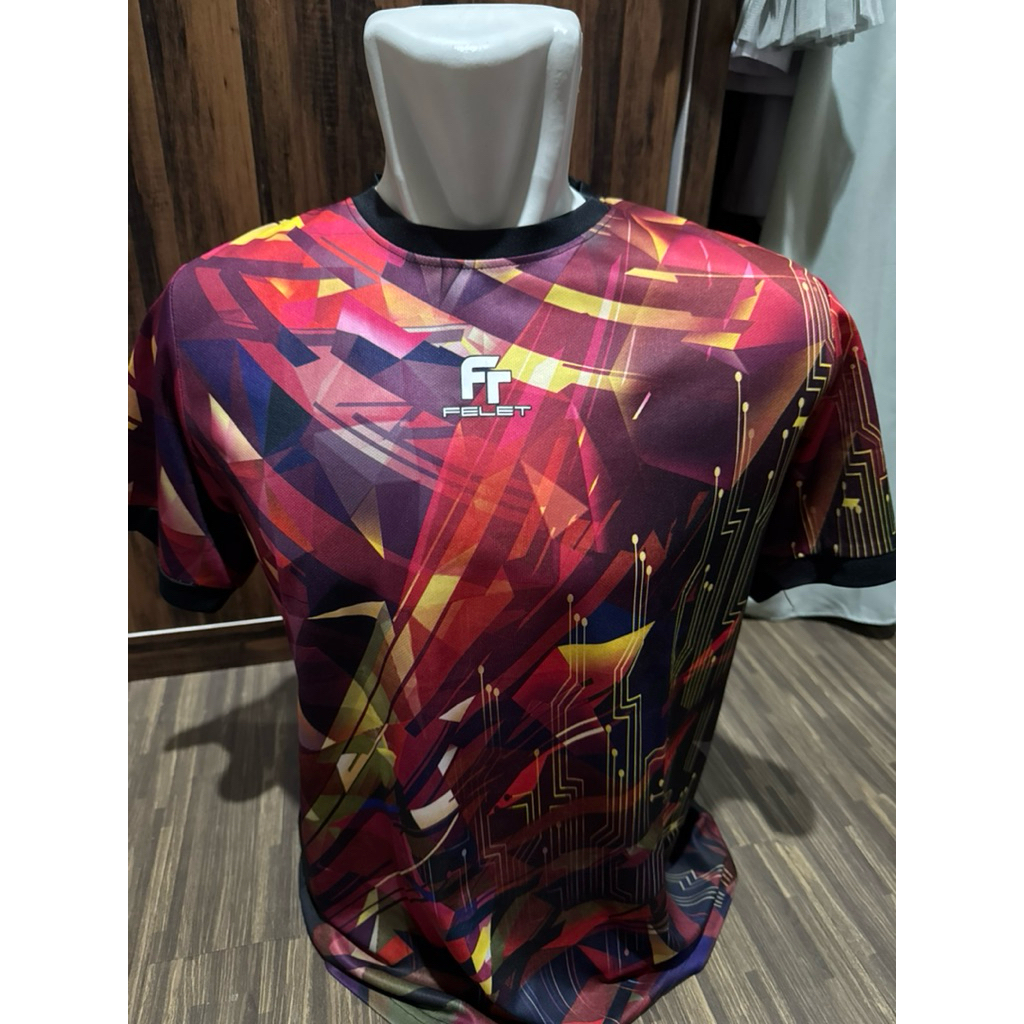 Kaos Baju Badminton Felet Original