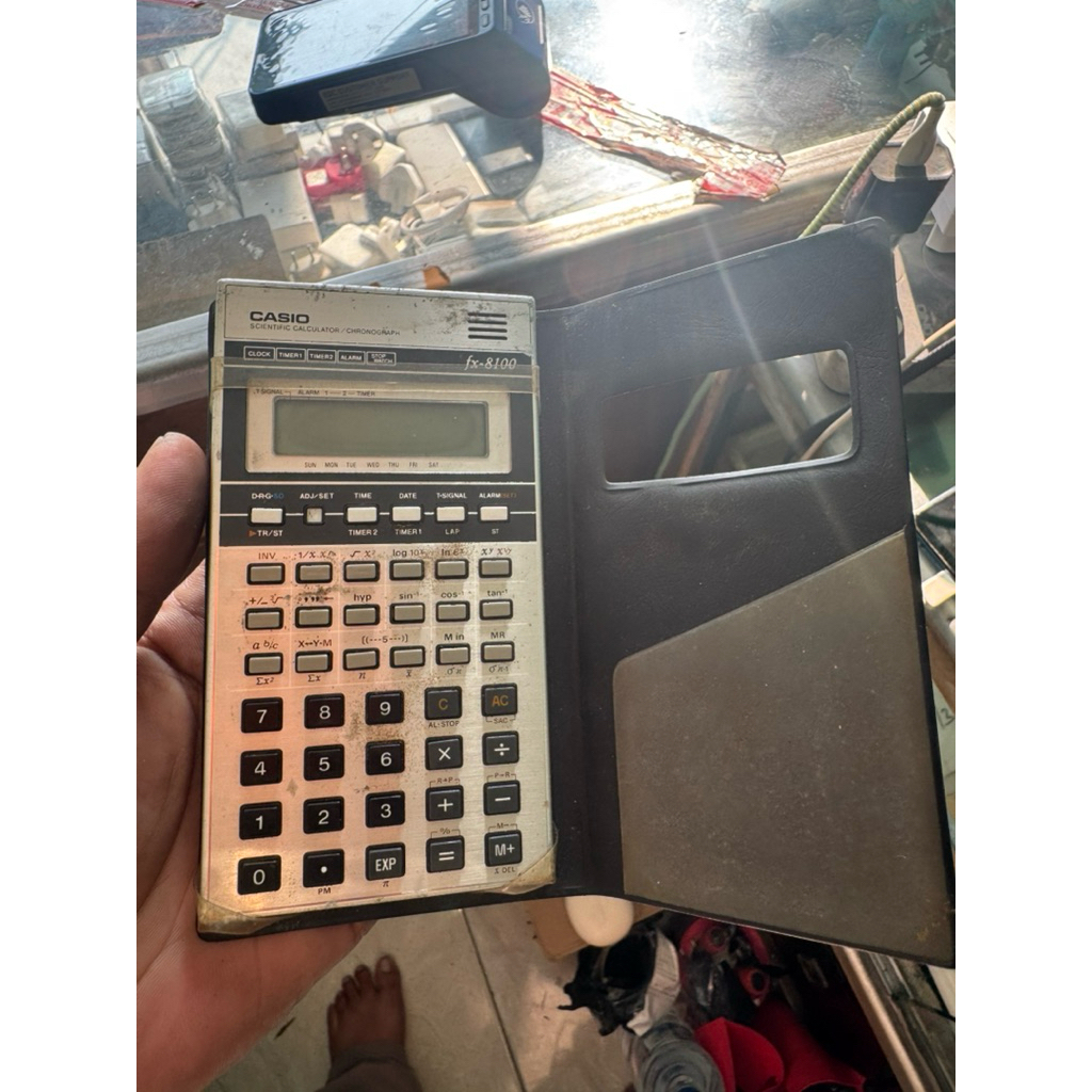 KALKULATOR CASIO FX-8100 CHRONOGRAPH VINTAGE