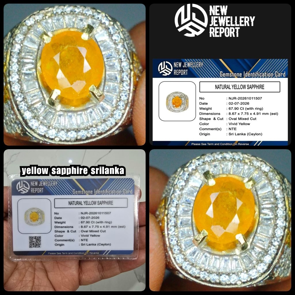 original batu permata sapphire  ceylon ( NTE ya )