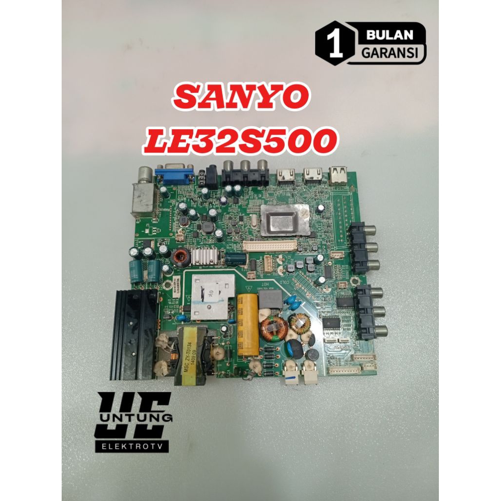 MAINBOARD TV SANYO LE32S500 MOTHERBOARD-MB-MOBO-MODUL MESIN TV SANYO LE32S500