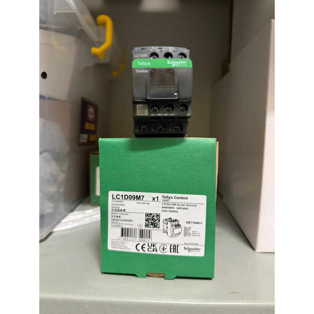 kontaktor LC1D09M7 Schneider / Contactor Schneider LC1D09M7