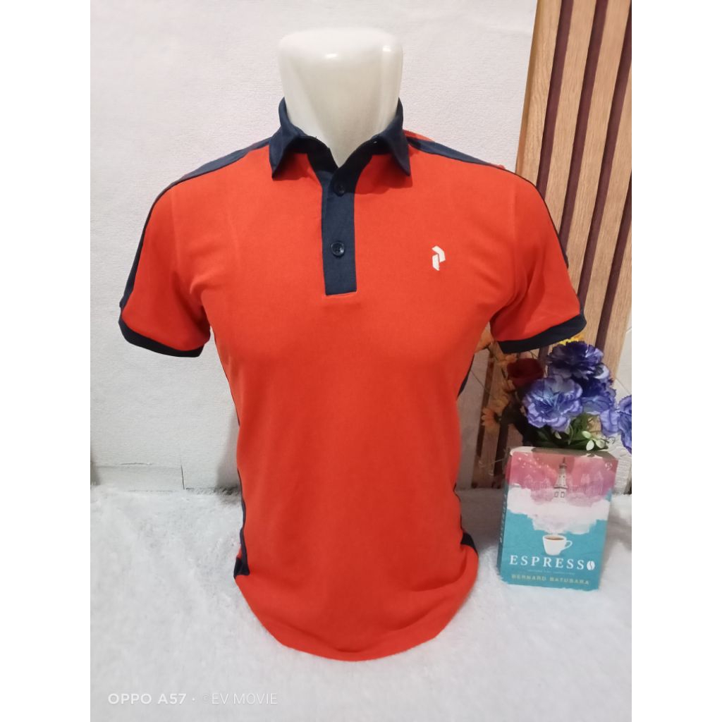 kaos kerah sport peak performance