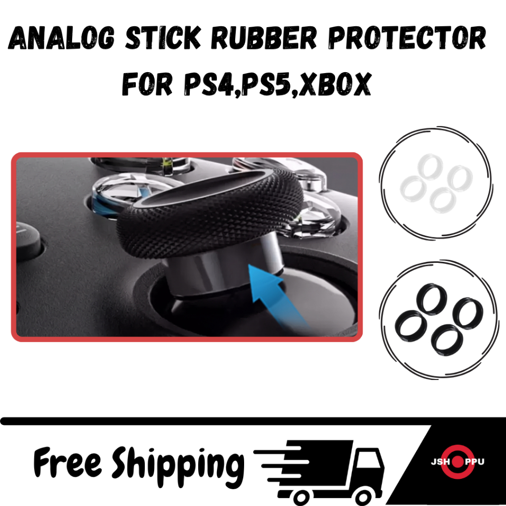 Steam Deck ROG Ally Stik Ps 4 Pro Ps 5 Xbox Vr2 Analog Silicone Ring Karet Silikon Shock Absorber An