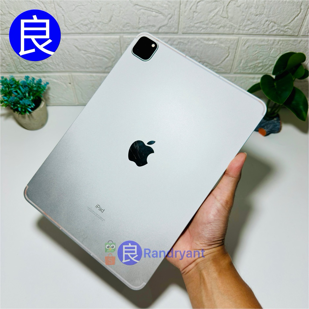 iPad Pro 11 Inchi M1 2021 128GB Silver INTER Cellular WiFi Only Unit Only Ori Mulus Bekas Second Ind