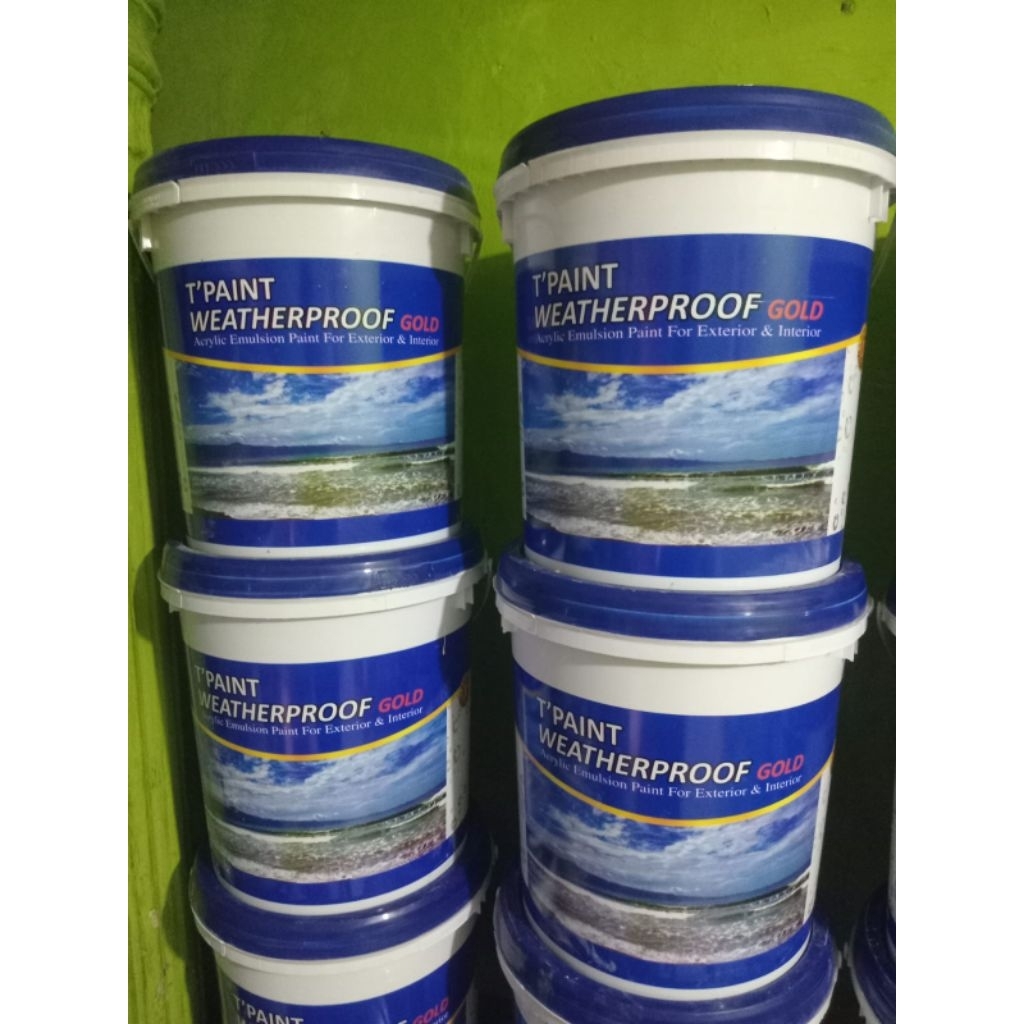 Cat Tembok T'Paint Weatherproof Gold 20kg