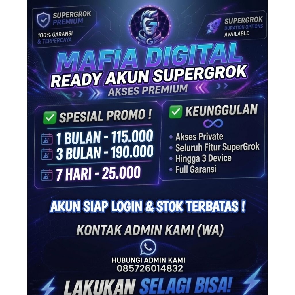 Akun Super Grok Premium