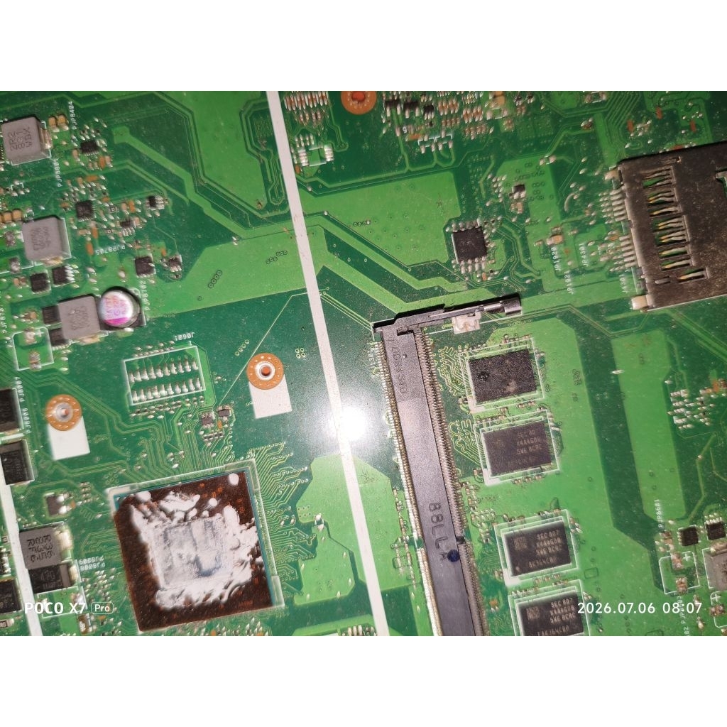 bahan motherboard laptop asus x441b