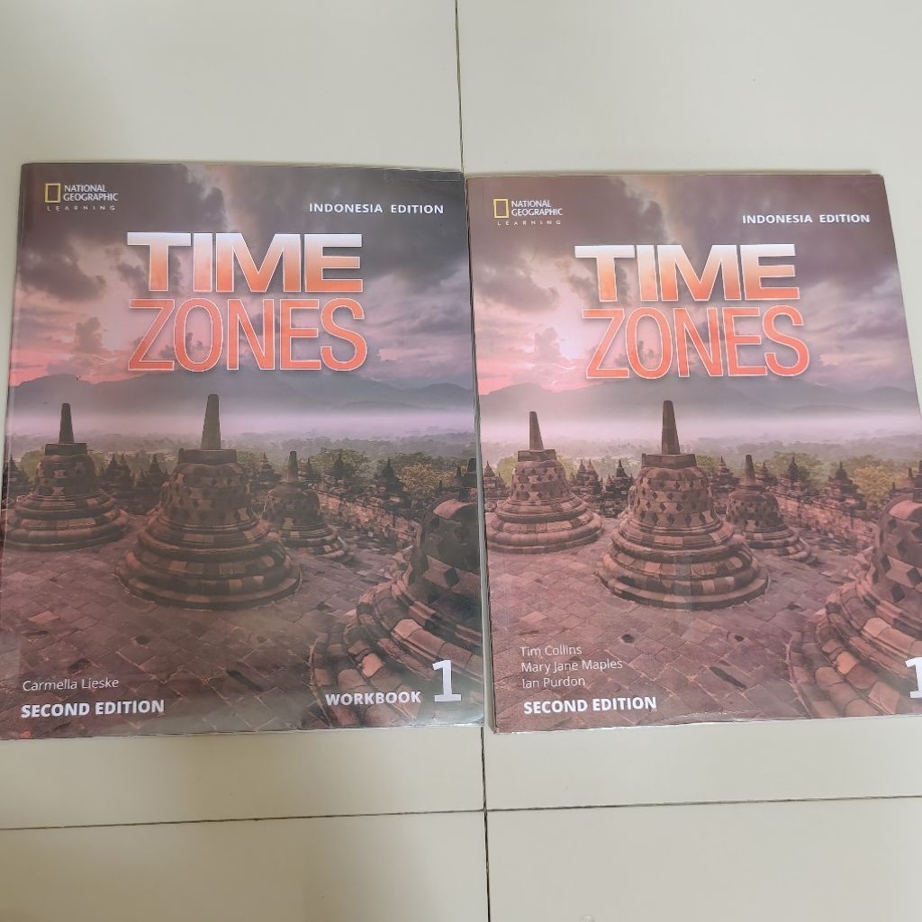 Time Zones 1 ORIGINAL PRELOVED 1 set dapat 2 buku