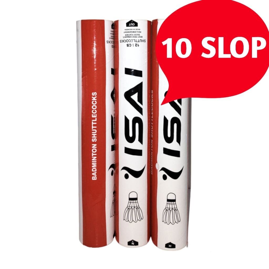 10 slop Shuttlecock badminton isai merah Kok badminton isai merah /isai / isai merah