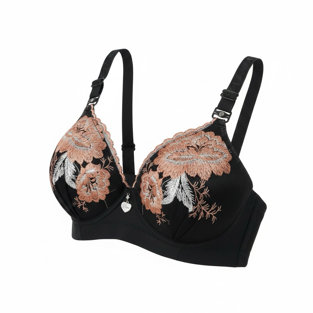 Bra Piaoli Brukat Non kawat Busa Tipis size 36-42