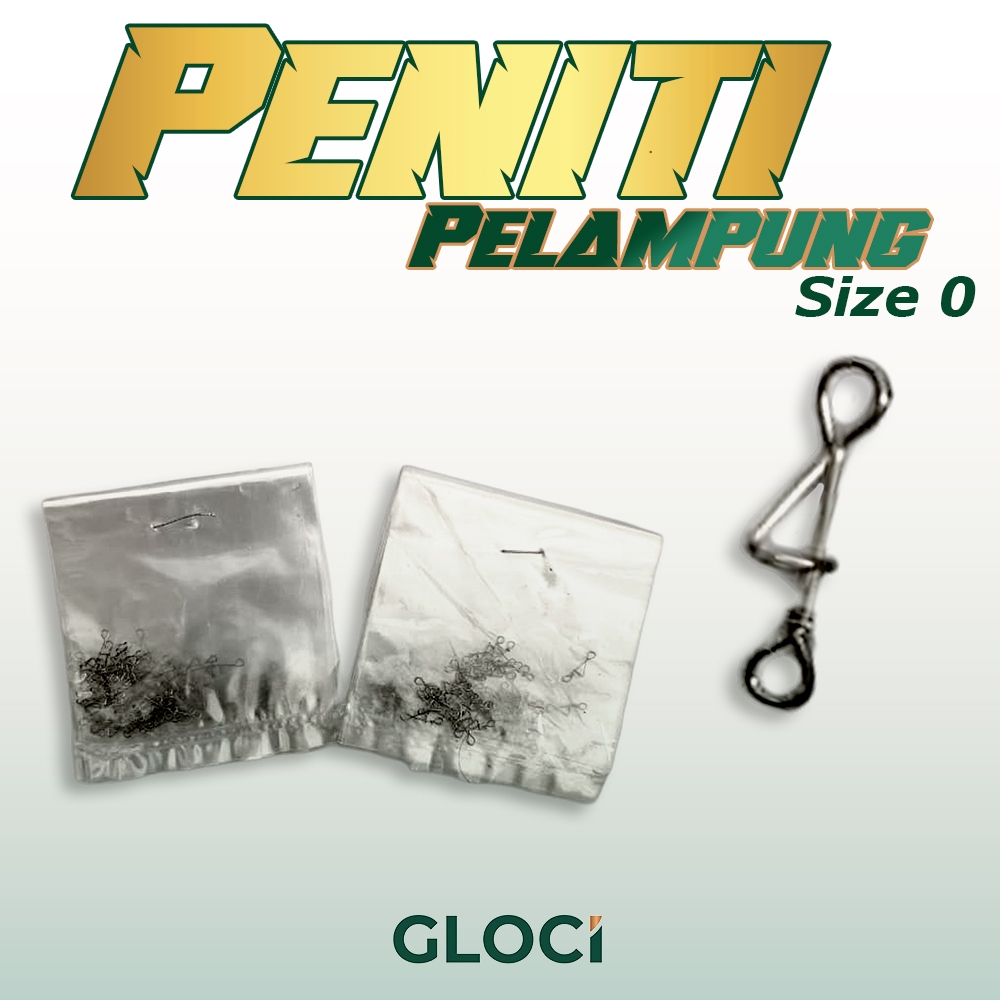 Peniti / Snap Pelampung Pancing Size 0 (1cm)  isi 12 pcs