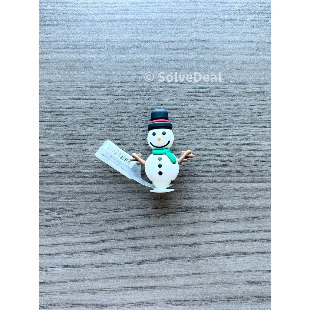 Crocs Jibbitz 3D Snowman Charm Aksesori Sandal Crocs