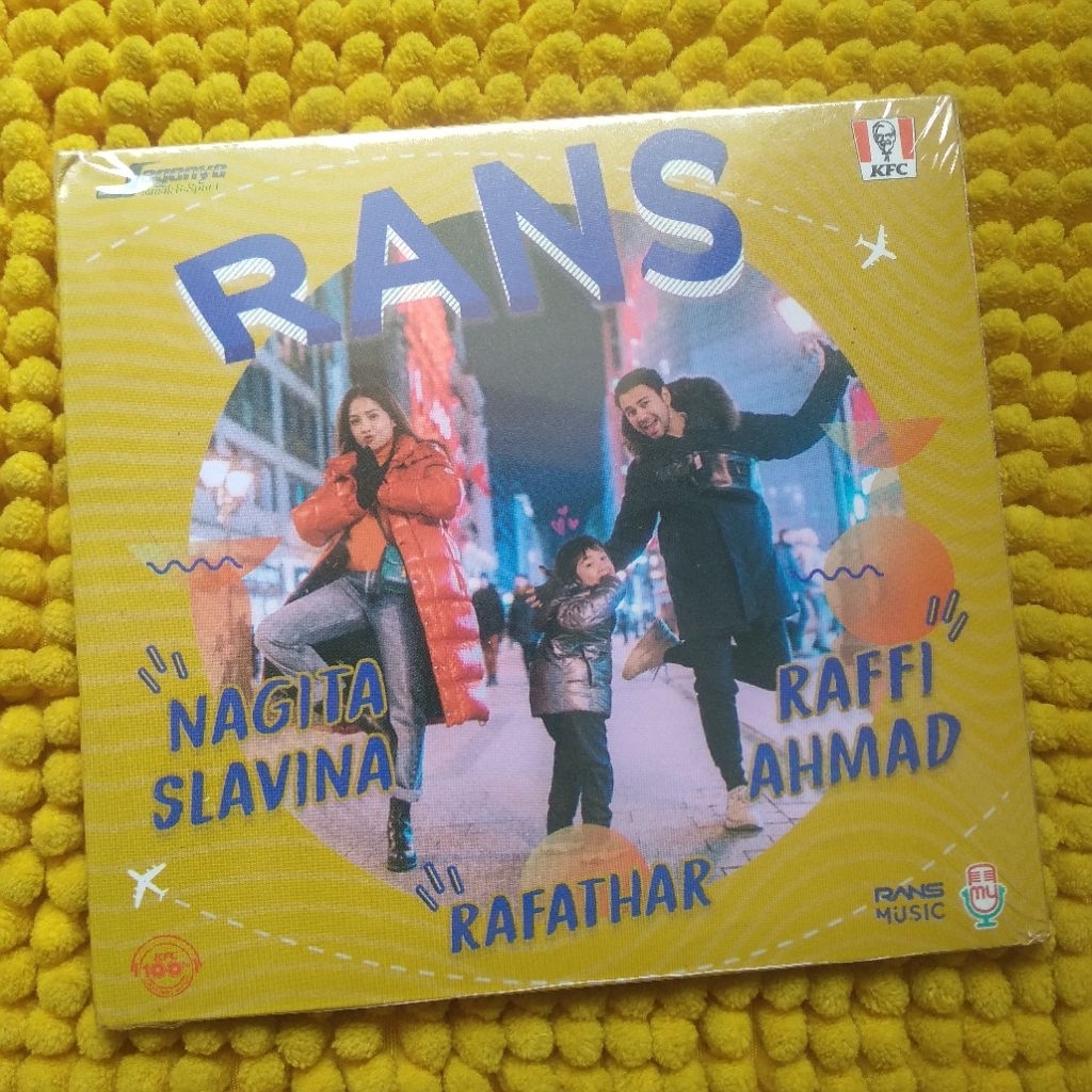 CD COMPACT DISC RANS - RAFFI AHMAD NAGITA SLAVINA RAFATHAR