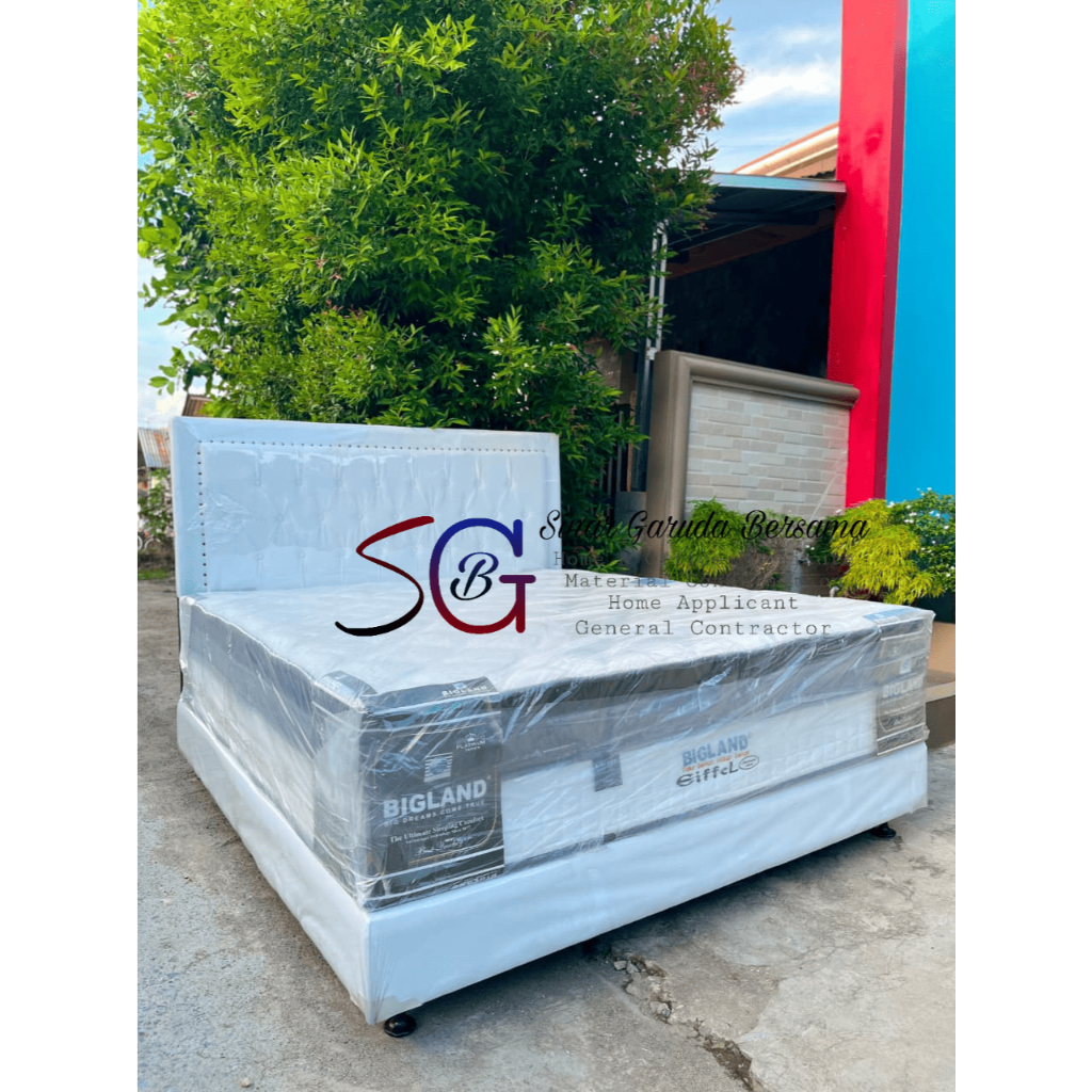 BIGLAND PLATINUM SERIES KASUR SPRING BED EMPUK / KASUR LENGKAP UKURAN BIGLAND PLATINUM EIFFEL