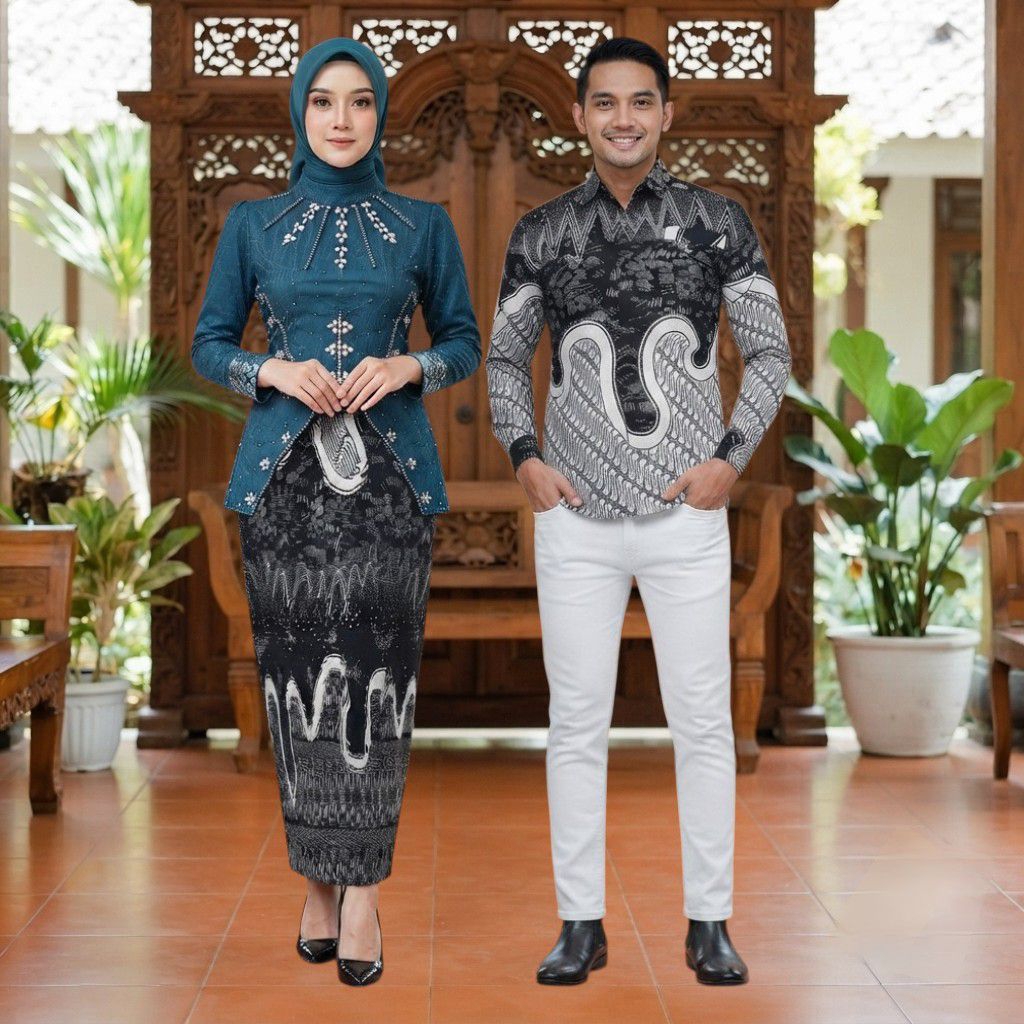 {NR1222} Couple Kebaya Nirmala (Sudah Sepasang) Couple Kebaya Wisuda / Kebaya Modern