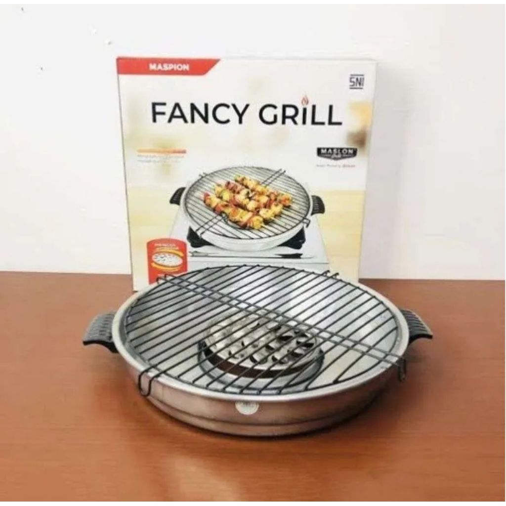 Fancy Grill Maspion/ Alat Pemanggang Fancy Grill Maspion Tebal / Alat Bakar BBQ Maspion