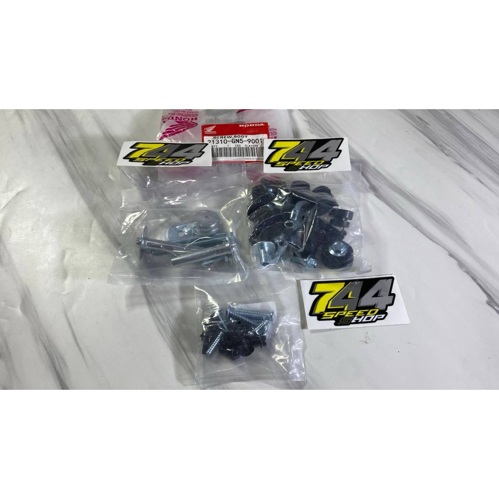 Baut body set karet baut bodi full set komplit Honda ASTREA PRIMA Astrea Star Original Honda
