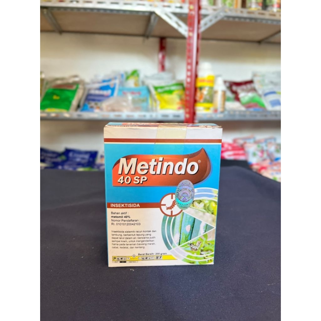 Metindo 40 SP 100Gram & 200 Gram - Insektisida Efektif untuk Mengendalikan Hama Tanaman - 200g, Meti