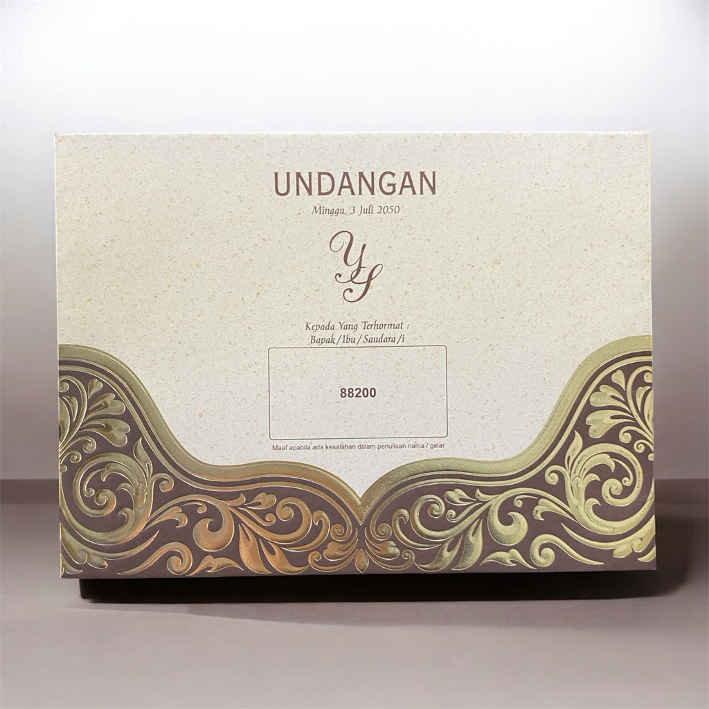 Erba 88200 (AMPLOP+COVER) Blangko Undangan Tanpa Teks