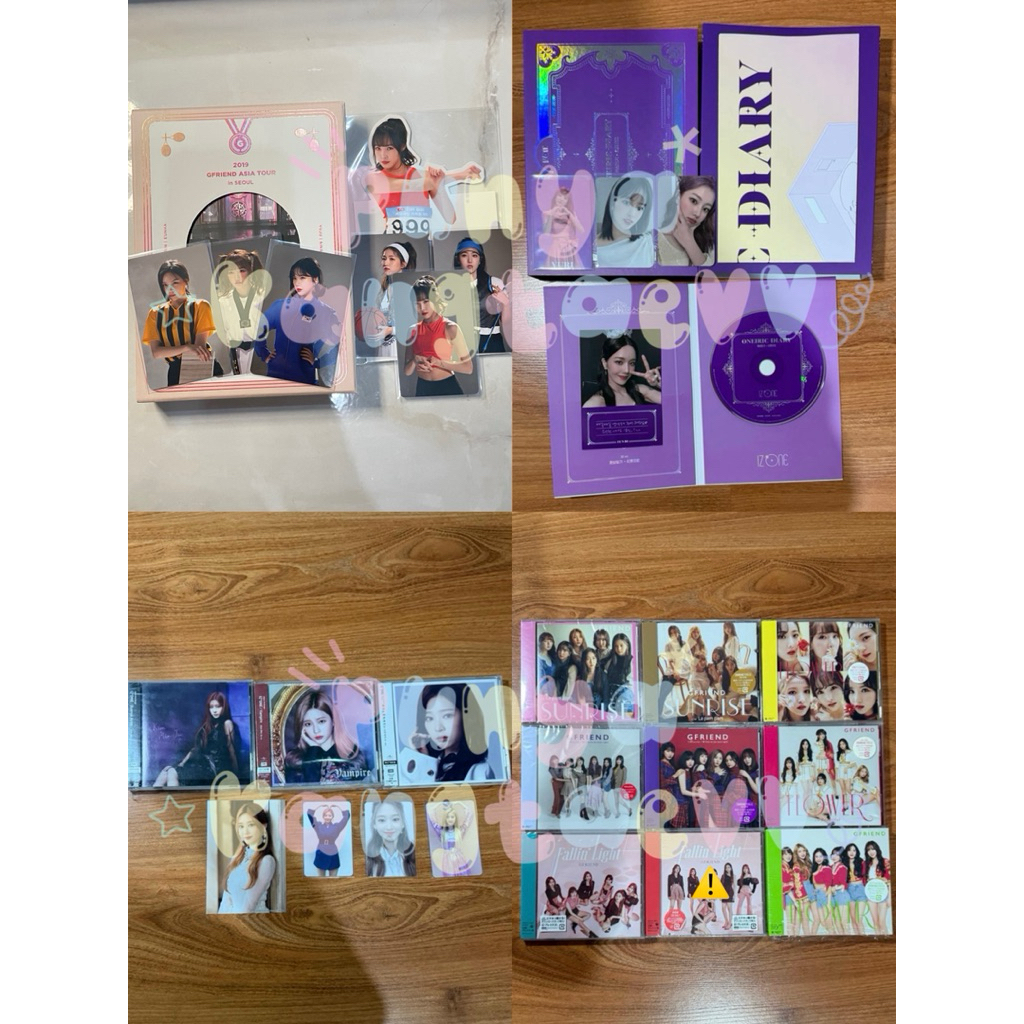 KPOP JAPAN ALBUM GFRIEND IZONE MINJU DVD CD
