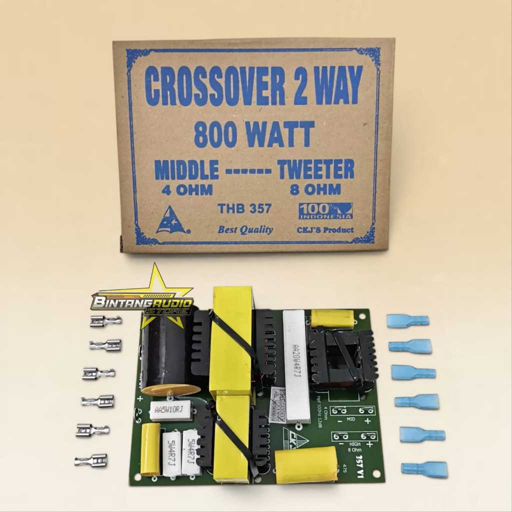 Crossover 2 WAY Middle + High 800W CKJ THB357 /  Cross Over / Krossoverr Midel + Twiter 2WAY CKJ THB