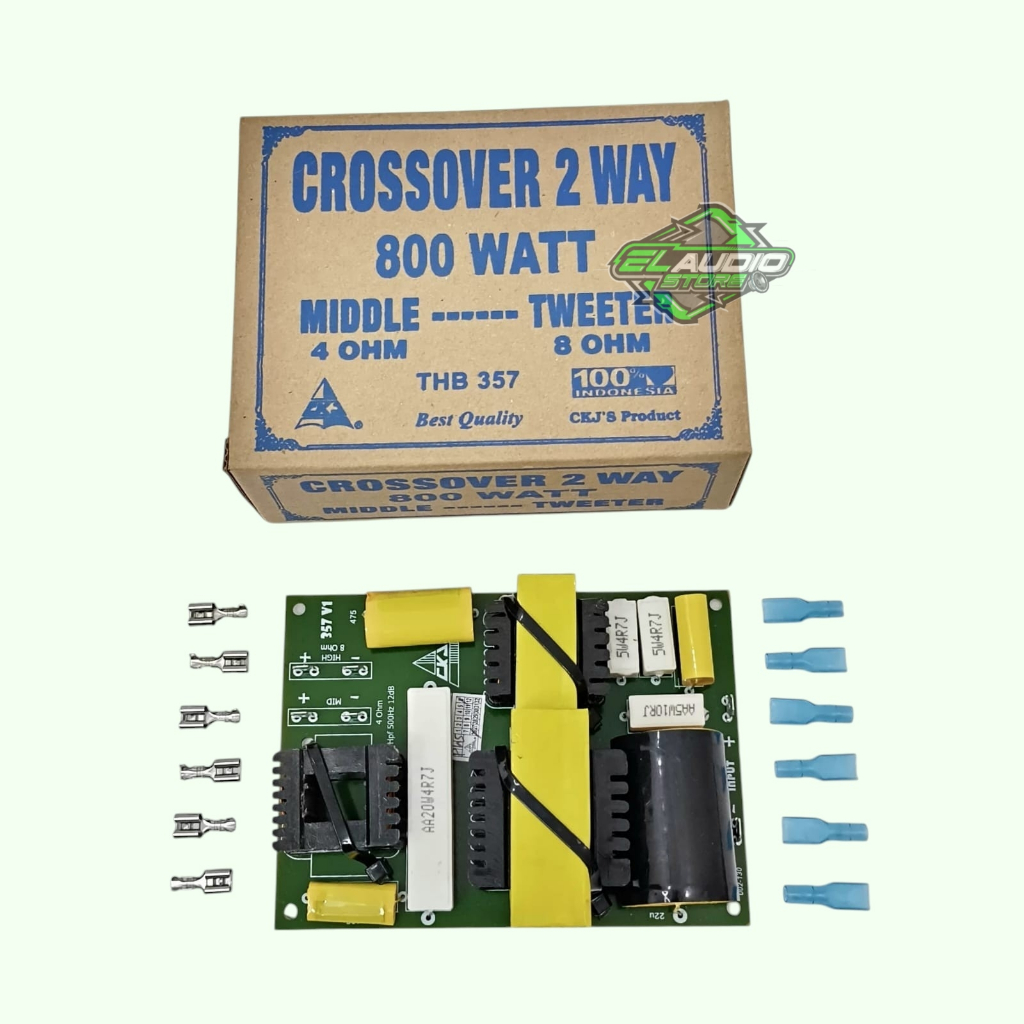 Crossover 2 WAY Middle + High 800W CKJ THB357 /  Cross Over / Krossofer Midel + Twiter 2WAY CKJ THB 
