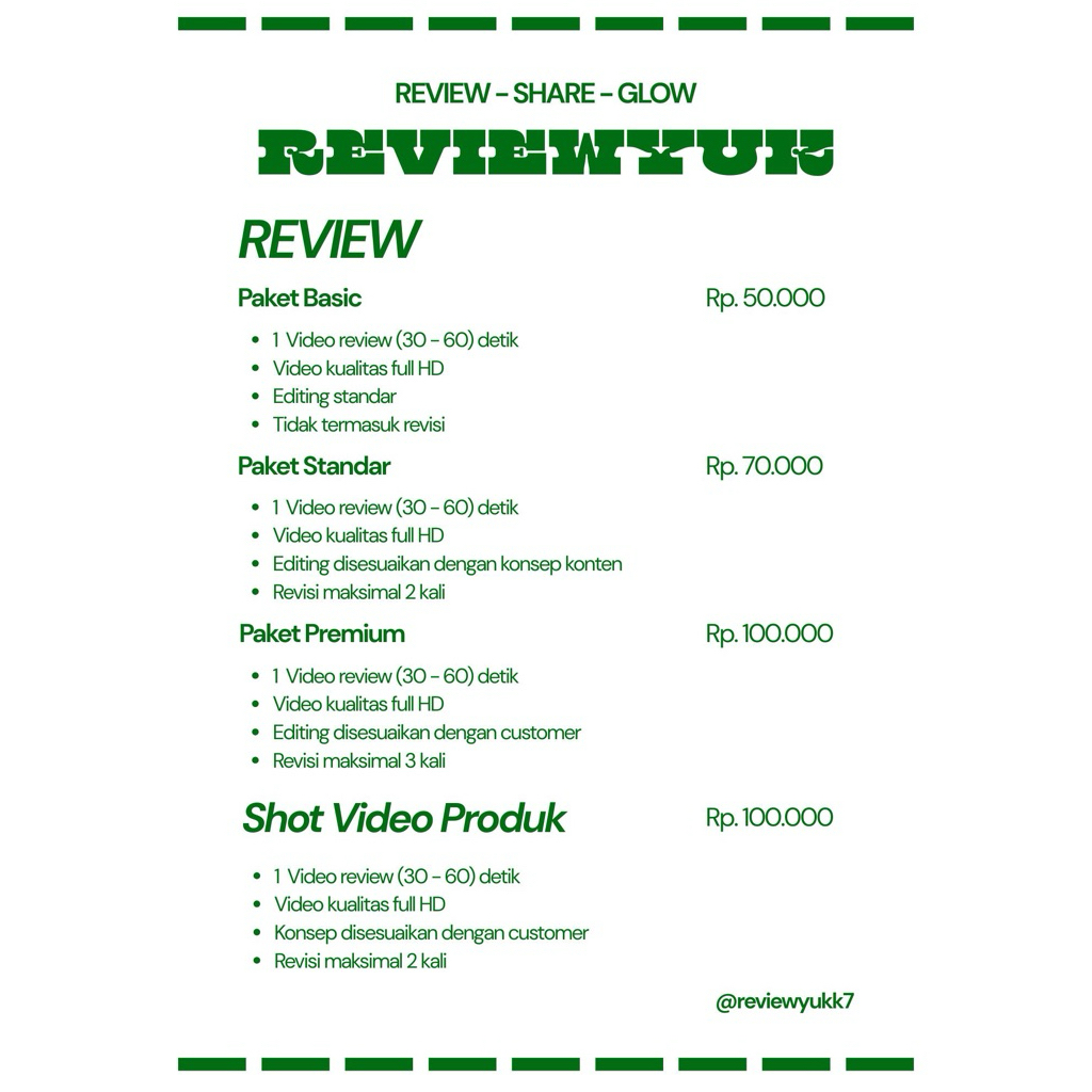 JASA REVIEW PRODUK
