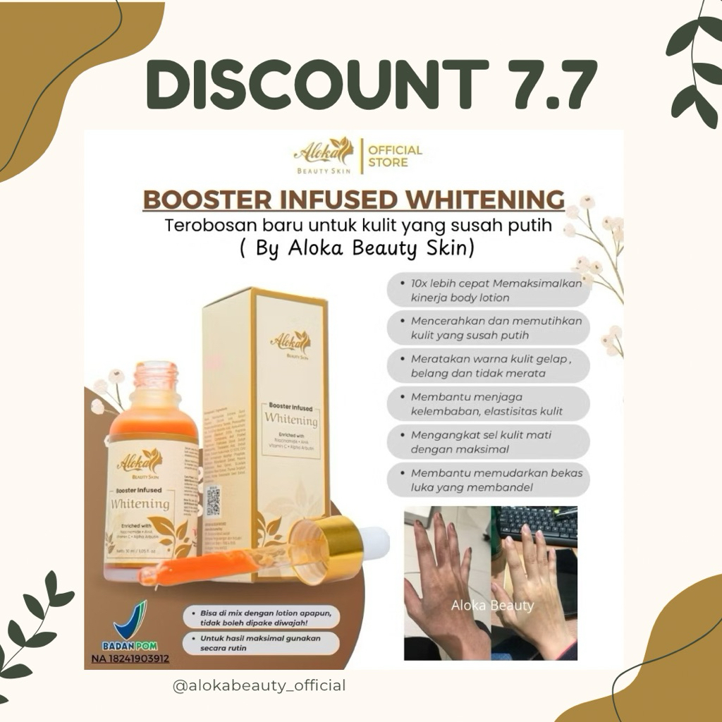 BOOSTER INFUSED WHITENING ALOKA BEAUTY
