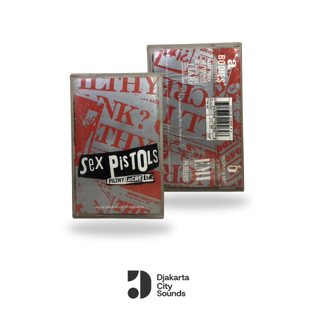 Kaset Pita Sex Pistols - Filthy Lucre Live