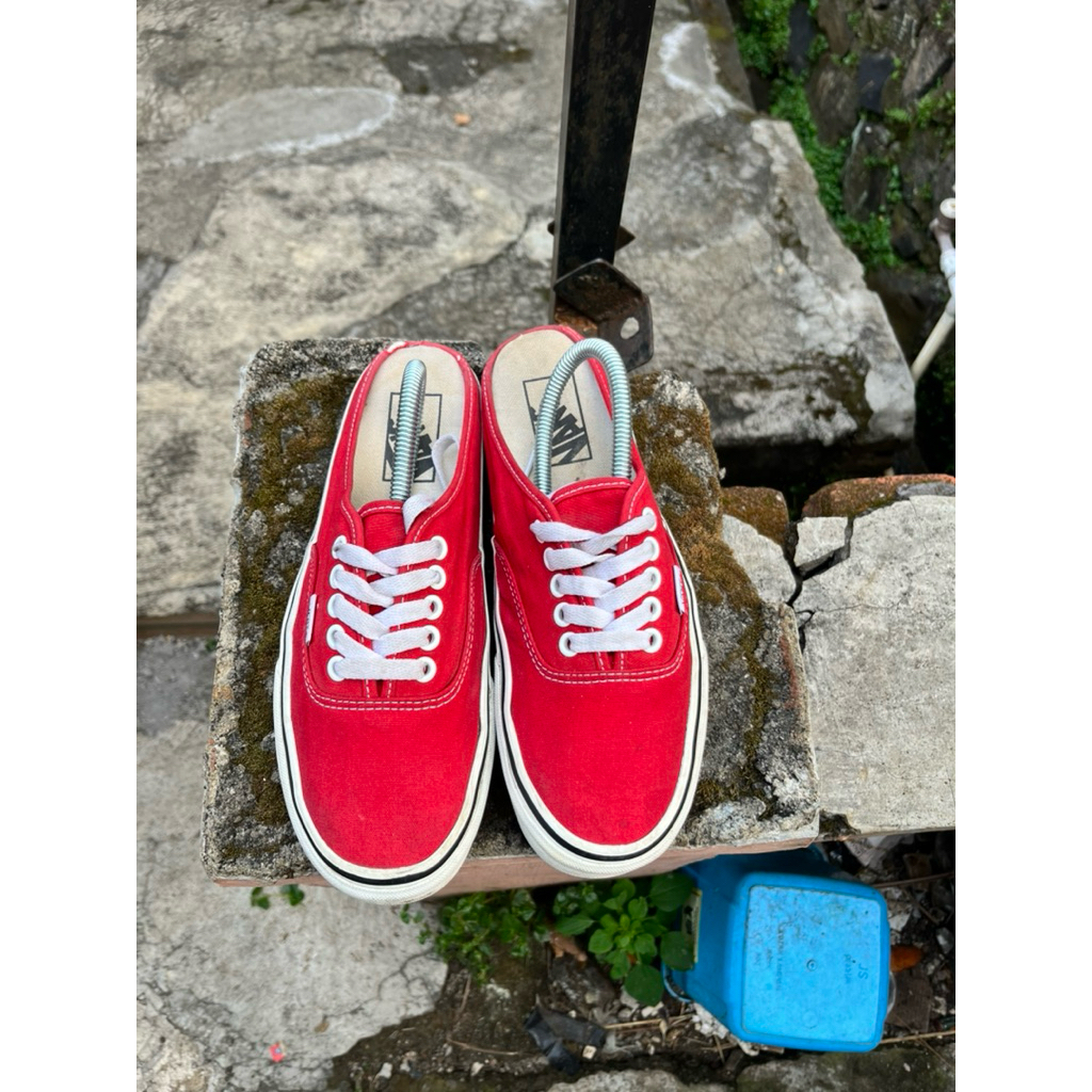 VANS AUTHENTIC MULE-RED CHILLI