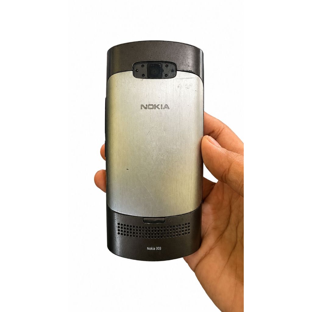 HP Second Nokia Asha 303 Layar Sentuh dan Tombol Hidup Normal