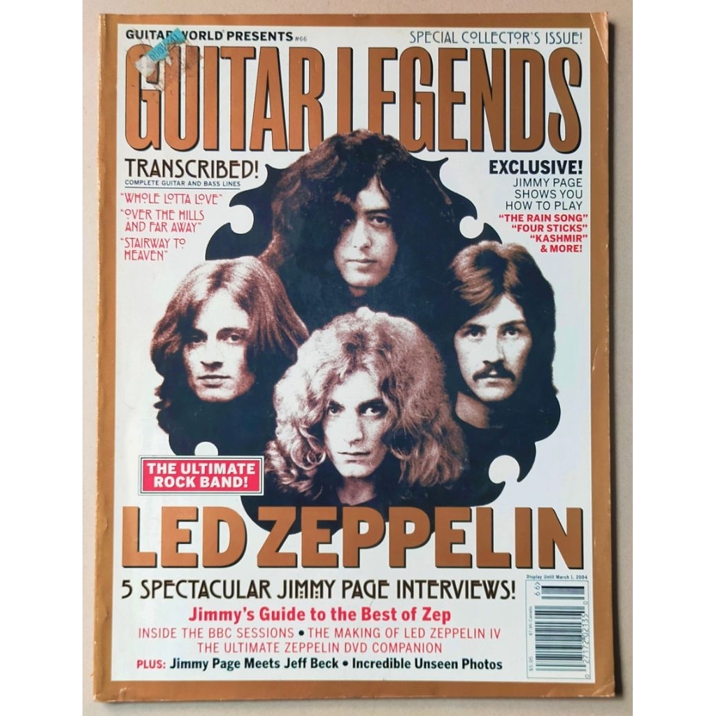 Majalah Guitar Legends : LED ZEPPELIN - Special Collector's Issue