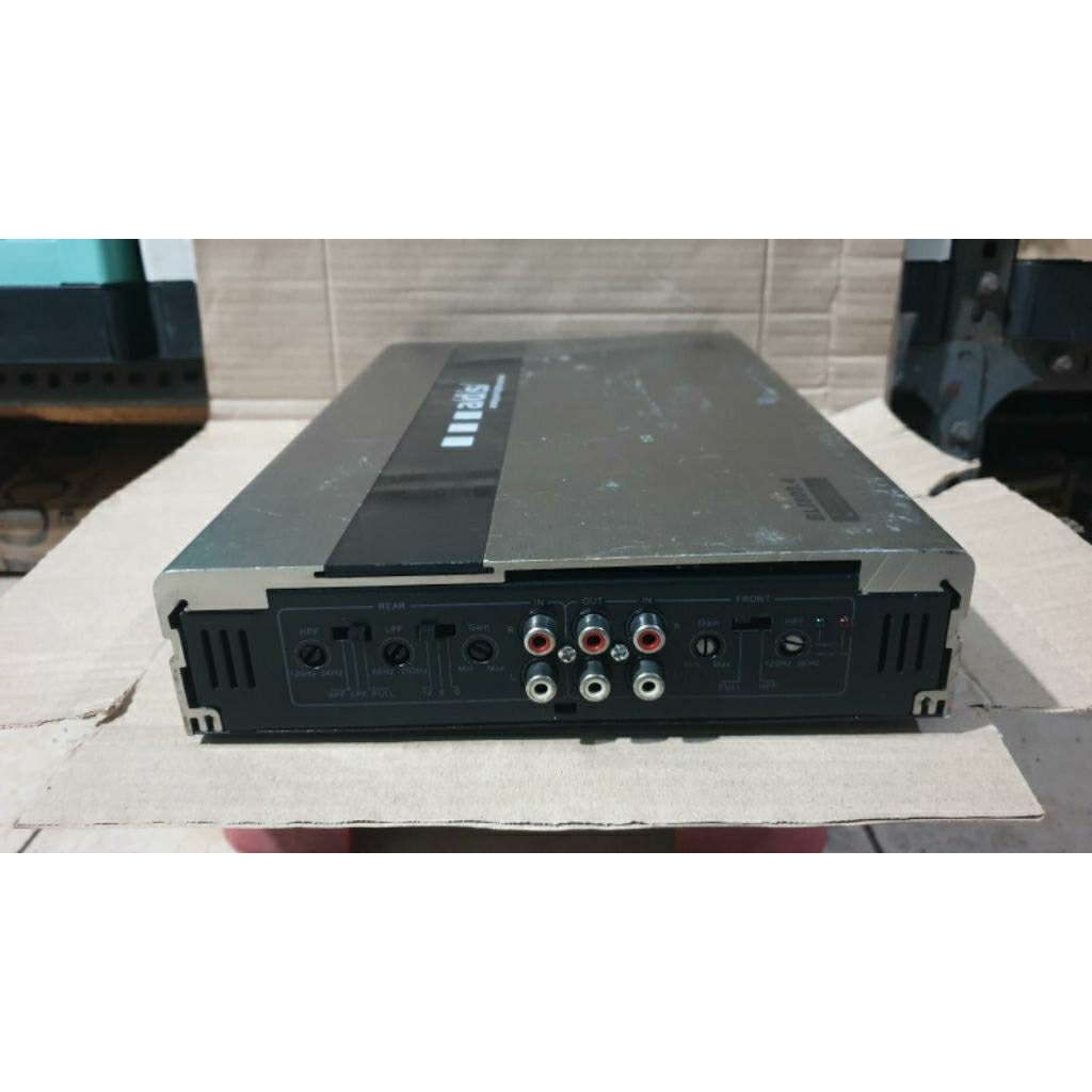 power amplifier mobil 4channel ads BLI-8004 second normal siap pakai