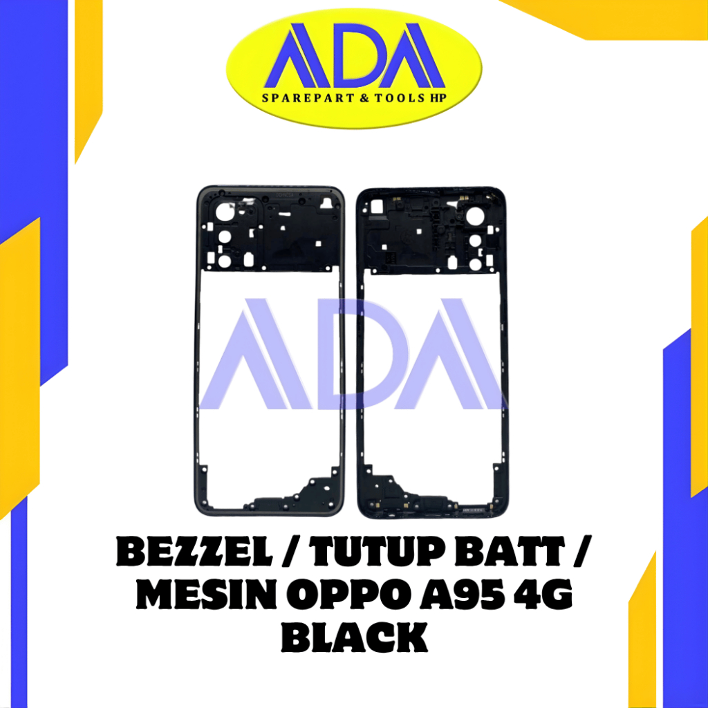 TUTUP BATERAI OPPO A95 4G / TUTUP MESIN / BATRE