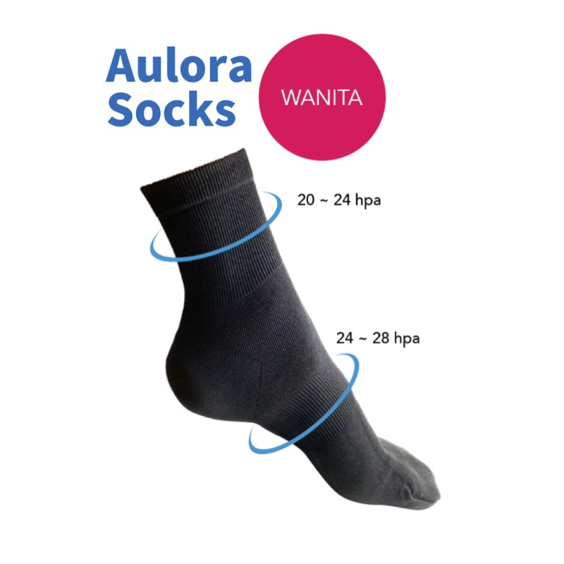 kaos kaki kesehatan Aulora women kodenshi