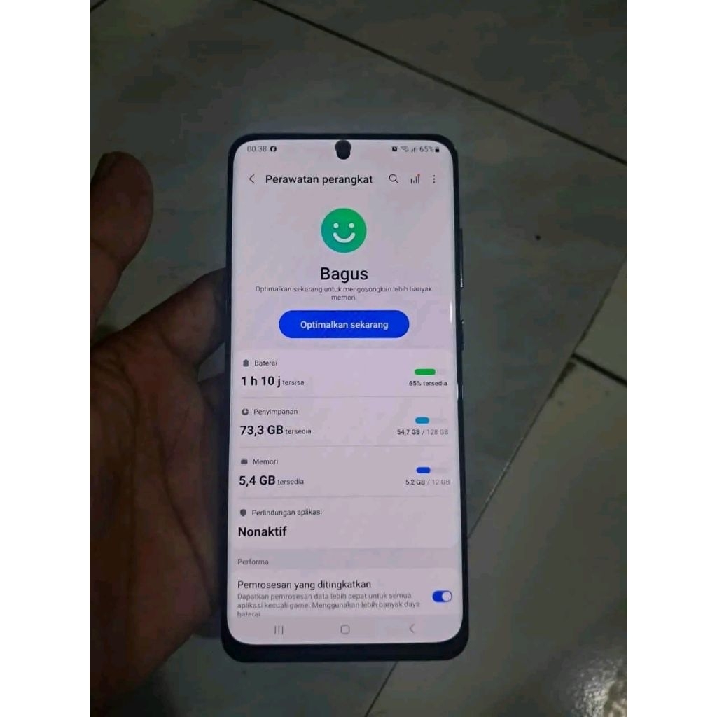Lcd Samsung s20 ultra minus tompel