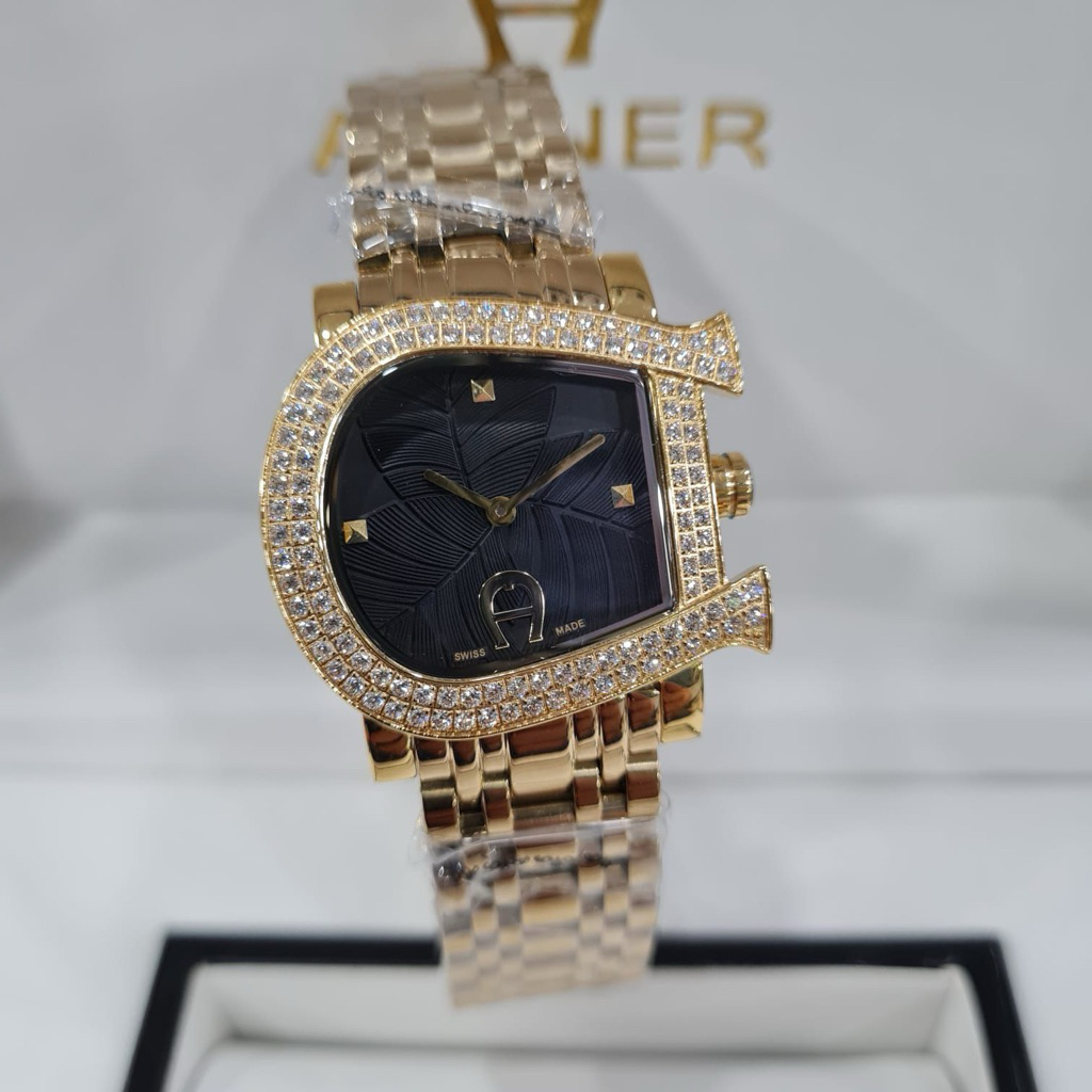 Ready Stock Jam Tangan Wanita Aigner Genua Due A1800