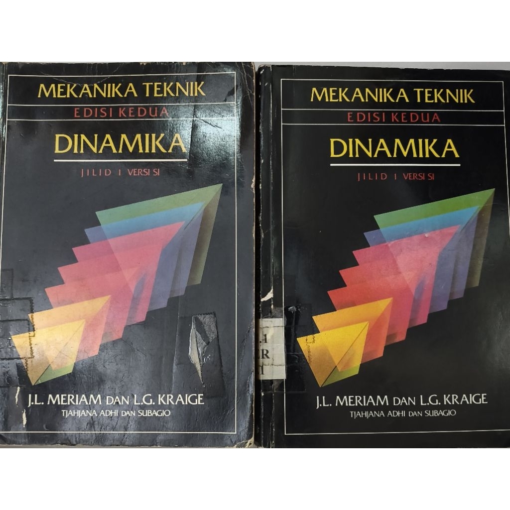 BUKU MEKANIKA TEKNIK DINAMIKA EDISI KEDUA BEKAS ORIGINAL