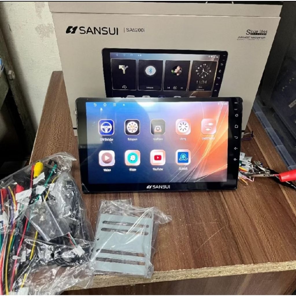 Headunit Android 9 Inch / 10 Inch Sansui SA5200i Delta Series Ram 4/128GB QLED