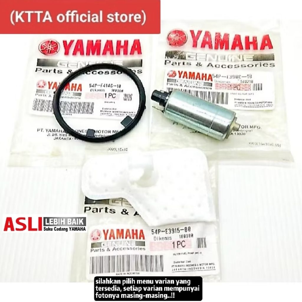 100% ORIGINAL Paket Rotak Dinamo Fuel Pump Yamaha Kode 54P untuk Mio J, Mio M3, Mio Soul GT 115, Sou