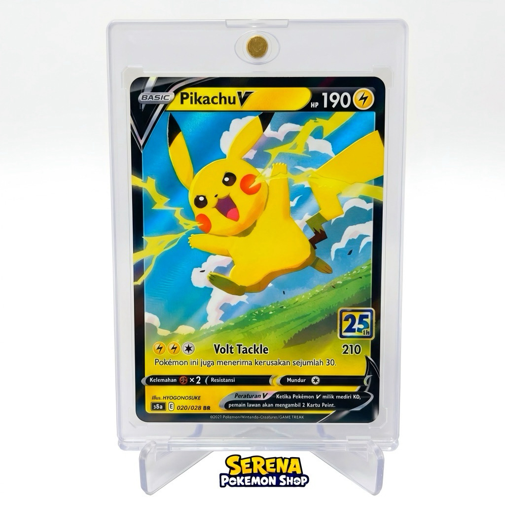 Pikachu V 25th Anniversary - Pokemon TCG Indonesia