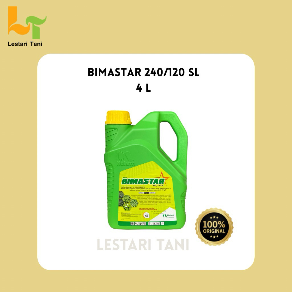 Bimastar 240/120 SL 4 L - Herbisida Sistemik NUFARM mengendalikan hama gulma