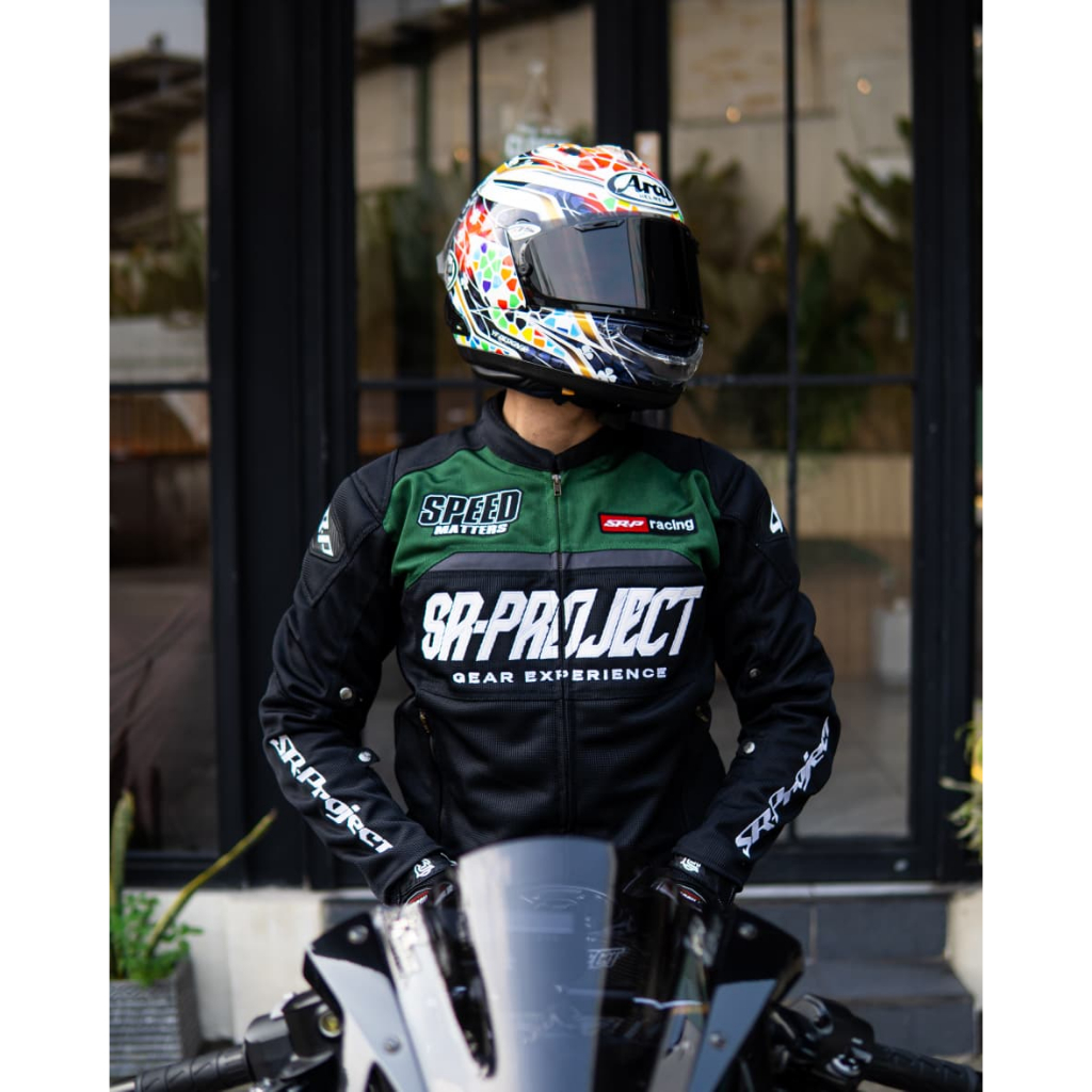 JAKET MESH SR-PROJECT RIDERA GREEN