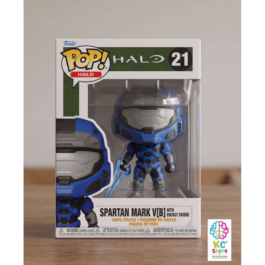 Funko Pop Halo - Spartan Mark V[B] with Energy Sword #21 Vinyl Figure
