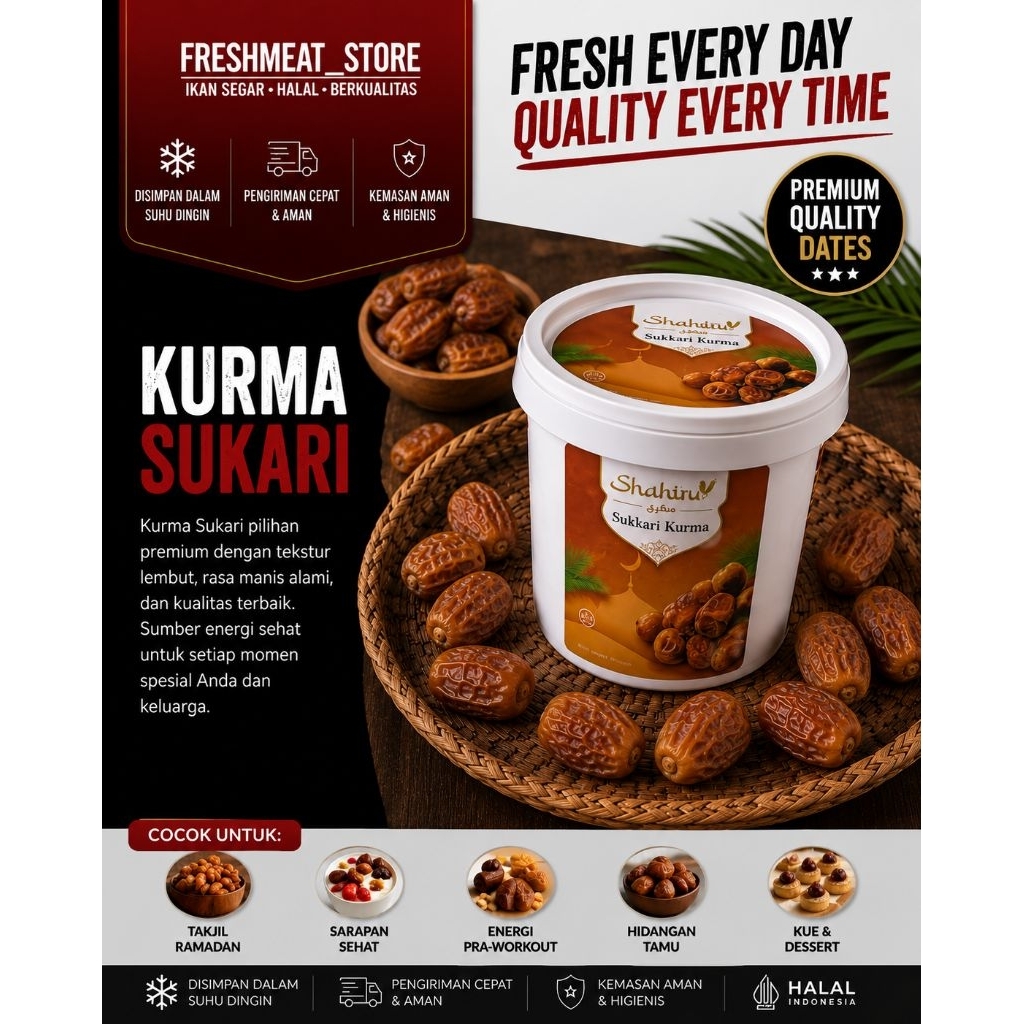 KURMA SUKARI EMBER 850 GRAM